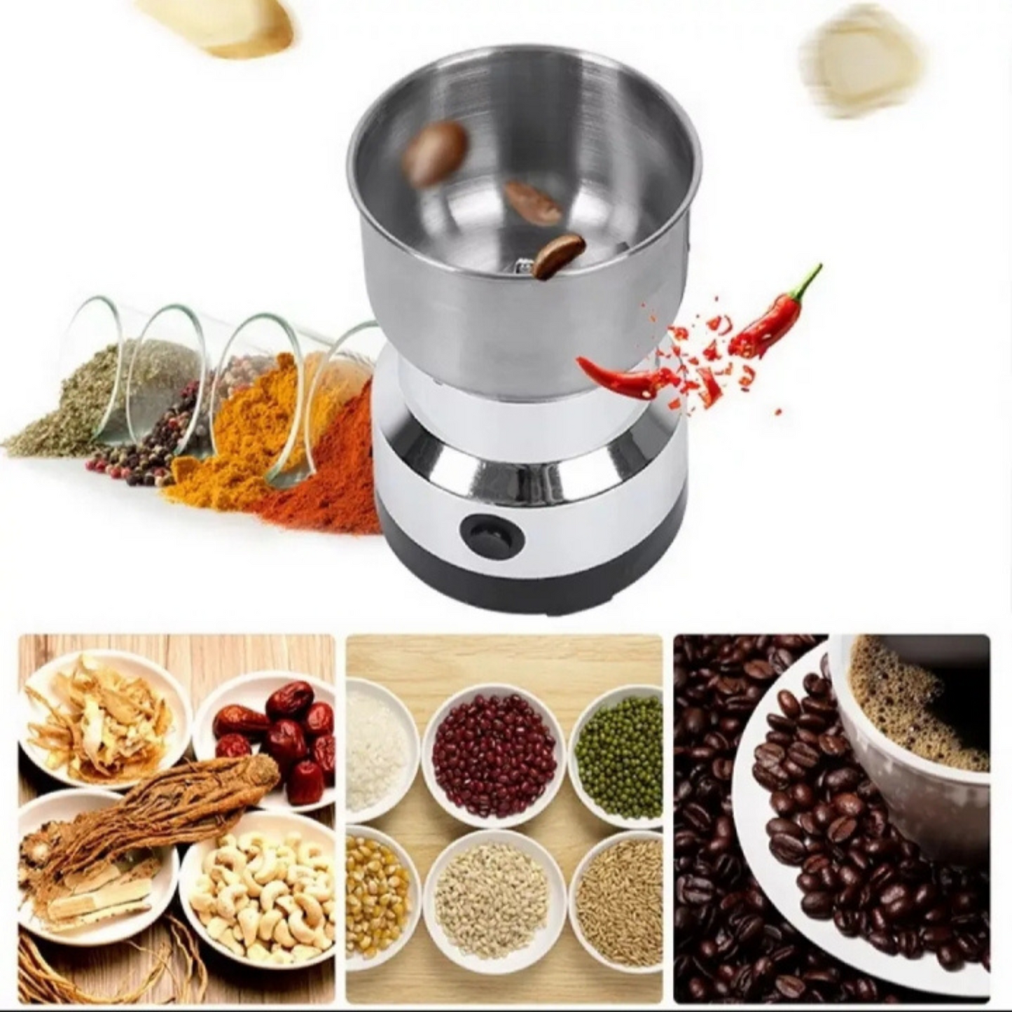 𝗖𝗔𝗥𝗧𝗬𝗭™ 𝗠𝗮𝘀𝗮𝗹𝗮 𝗦𝗽𝗶𝗰𝗲 𝗚𝗿𝗶𝗻𝗱𝗲𝗿 𝗠𝗮𝗰𝗵𝗶𝗻𝗲 🌶️