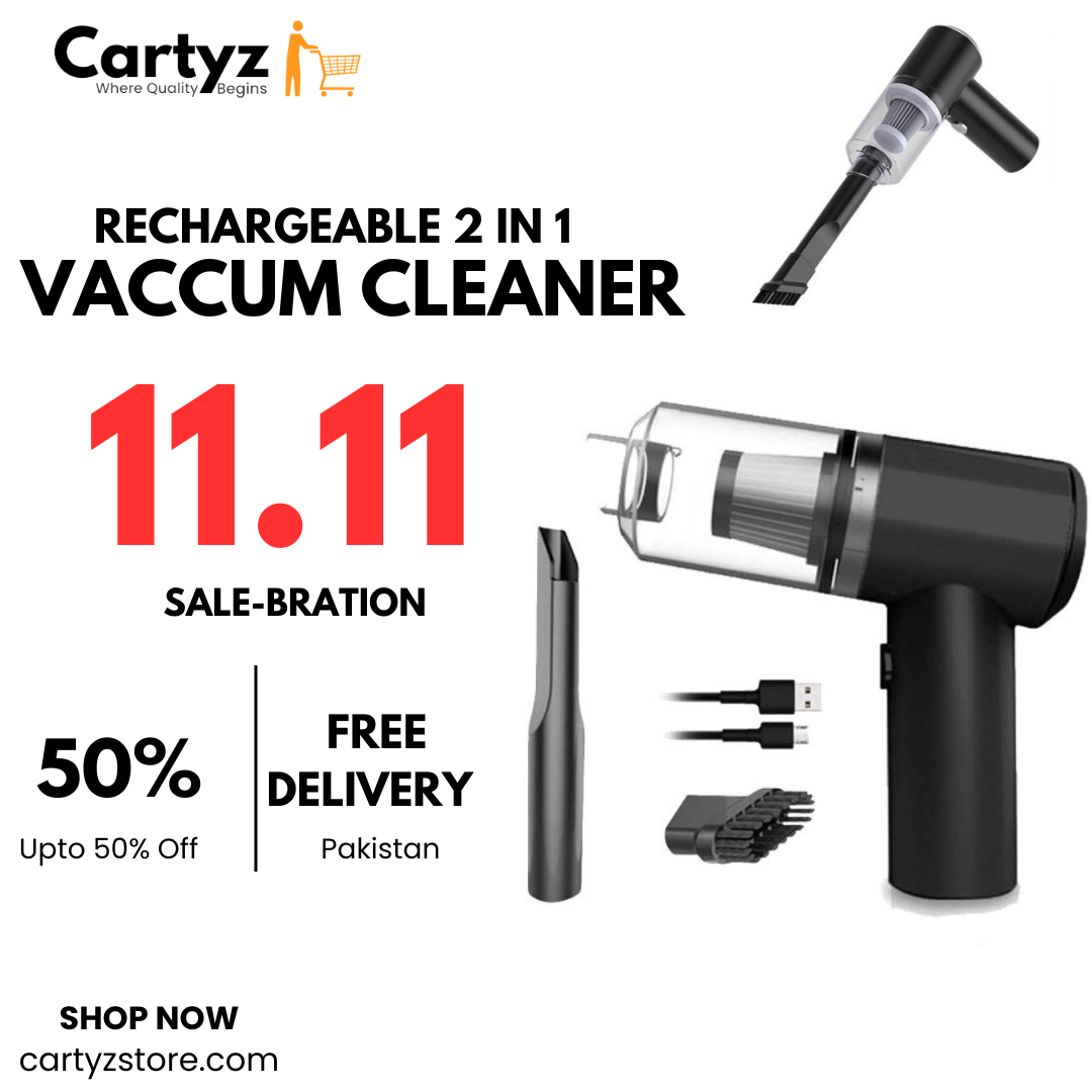 𝗖𝗮𝗿𝘁𝘆𝘇™ 𝗥𝗲𝗰𝗵𝗮𝗿𝗴𝗲𝗮𝗯𝗹𝗲 𝗪𝗶𝗿𝗲𝗹𝗲𝘀𝘀 𝗠𝗶𝗻𝗶 𝗩𝗮𝗰𝘂𝘂𝗺 𝗖𝗹𝗲𝗮𝗻𝗲𝗿
