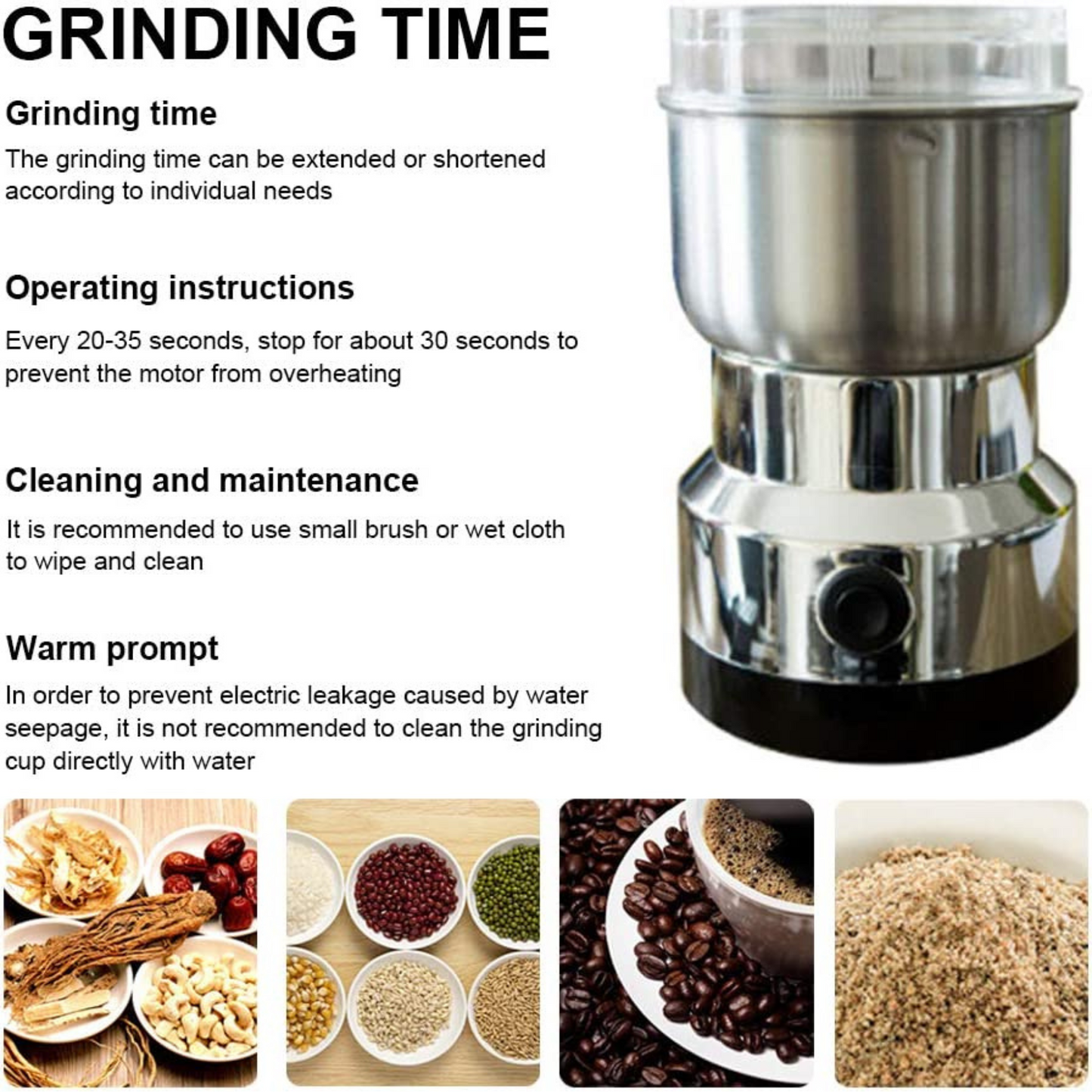 Cartyz Spice Grinder Machine 🌶️